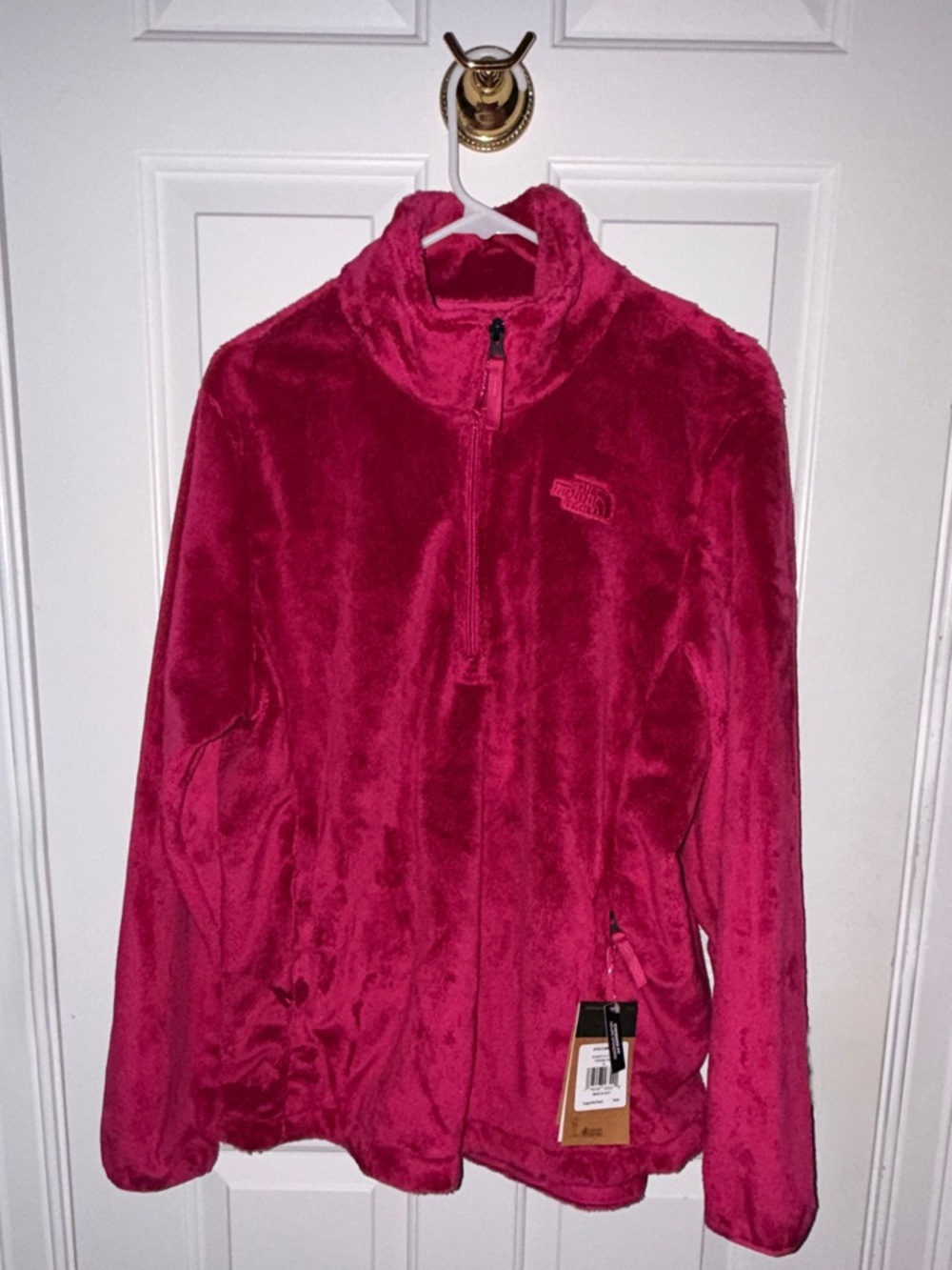 The North Face Women's Plush Full-Zip Jacket - Raspberry